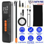 150PSI Portable Tire Inflator Cordless Digital Air Compressor Compact Air Pump with 5 Inflation Modes 3 Light Modes Emergency Power Bank - Cargonaut Supply