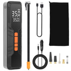 150PSI Portable Tire Inflator Cordless Digital Air Compressor Compact Air Pump with 5 Inflation Modes 3 Light Modes Emergency Power Bank - Cargonaut Supply