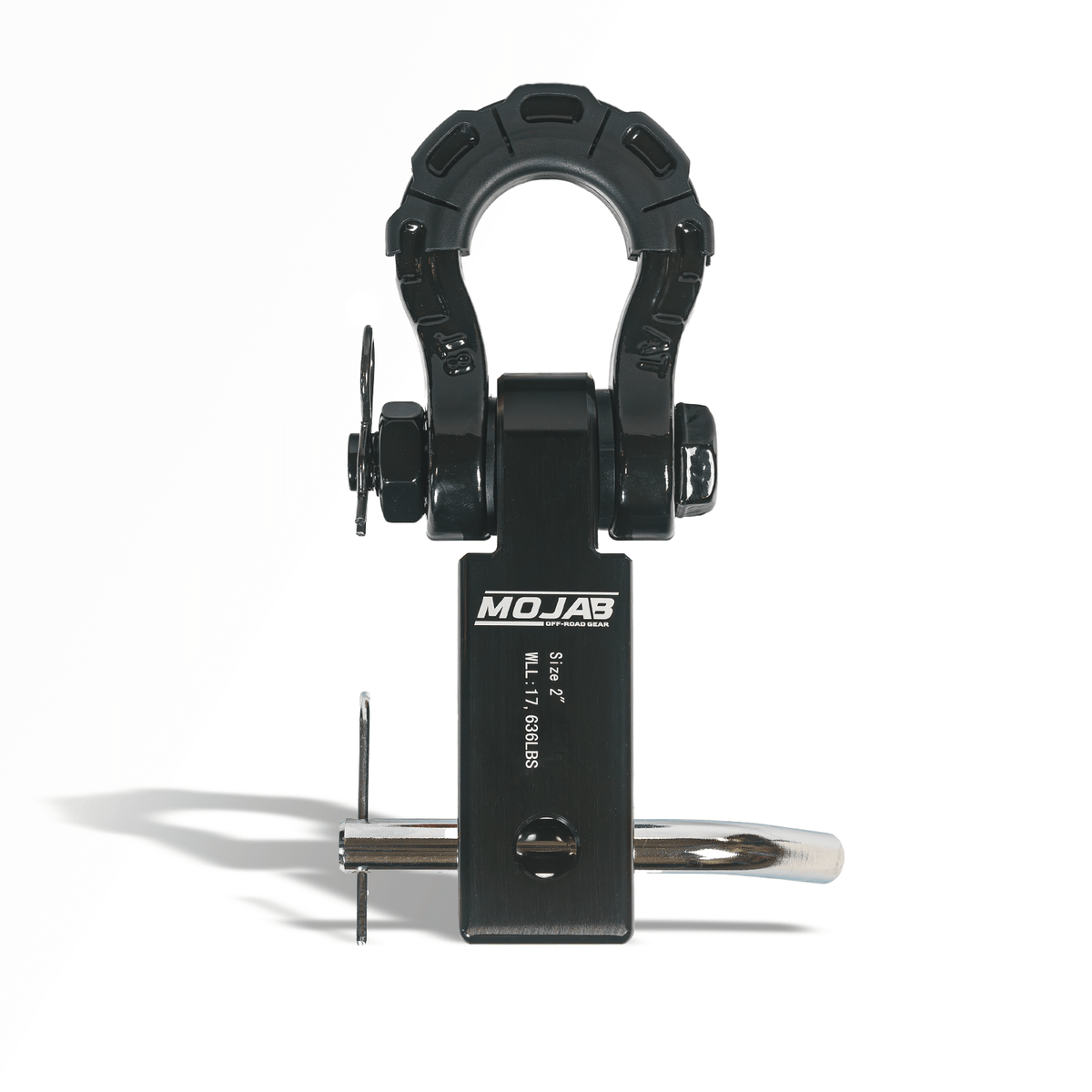 2'' Aluminum Hitch Receiver with Steel D-Shackle - Cargonaut Supply