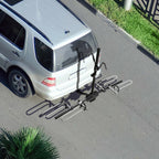 2-Bike Hitch Mount Bike Rack for 1-1/4 Inch or 2 Inch Receiver-Black - Cargonaut Supply