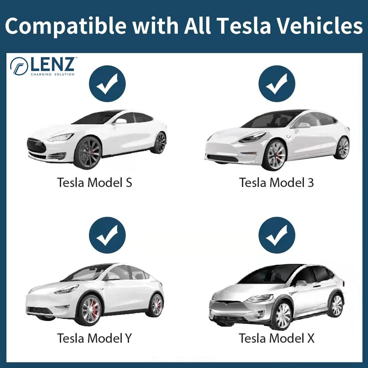 J1772 to NACS (Tesla) Charging Adapter (Collective)