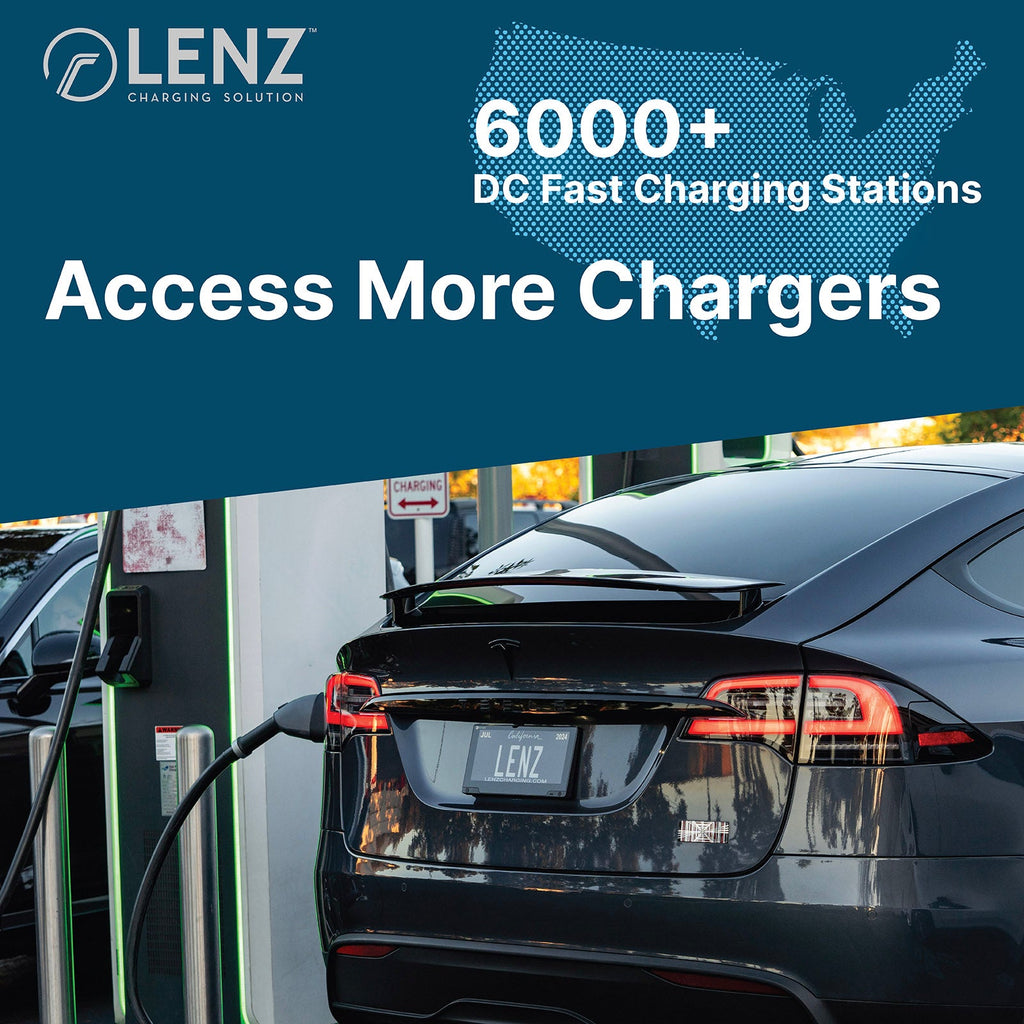 LENZ CCS1 to NACS Port EV & Tesla EV Charging Adapter (Collective)