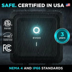 EVIQO NACS Level 2 EV Charger, 40A (9.6kW), 240V, NEMA 14-50 Plug-In
