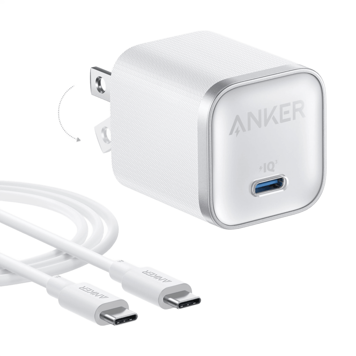 Anker Nano Charger (45W) with USB-C to USB-C Cable - Cargonaut Supply