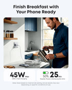 Anker Nano Charger (45W) with USB-C to USB-C Cable - Cargonaut Supply