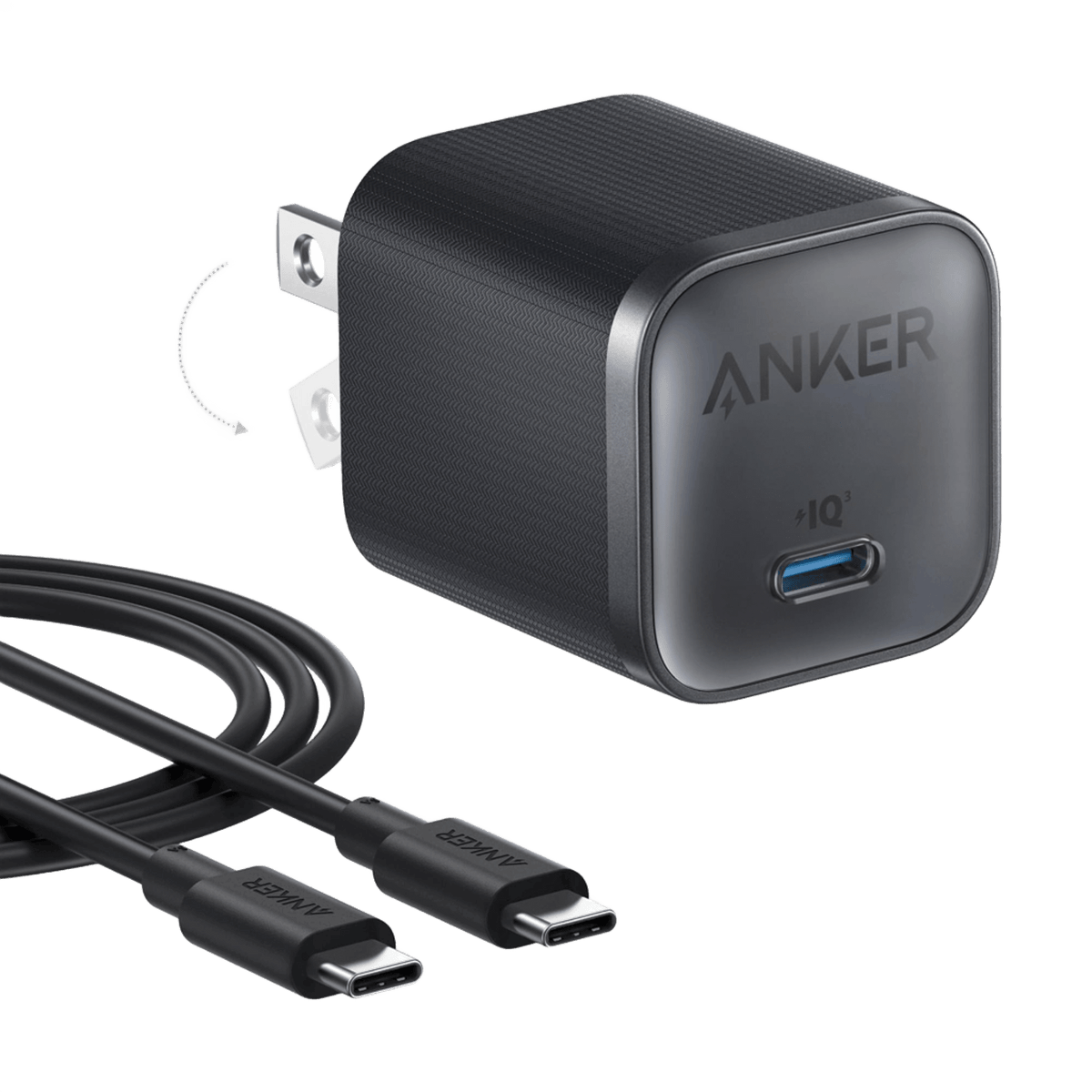 Anker Nano Charger (45W) with USB-C to USB-C Cable - Cargonaut Supply