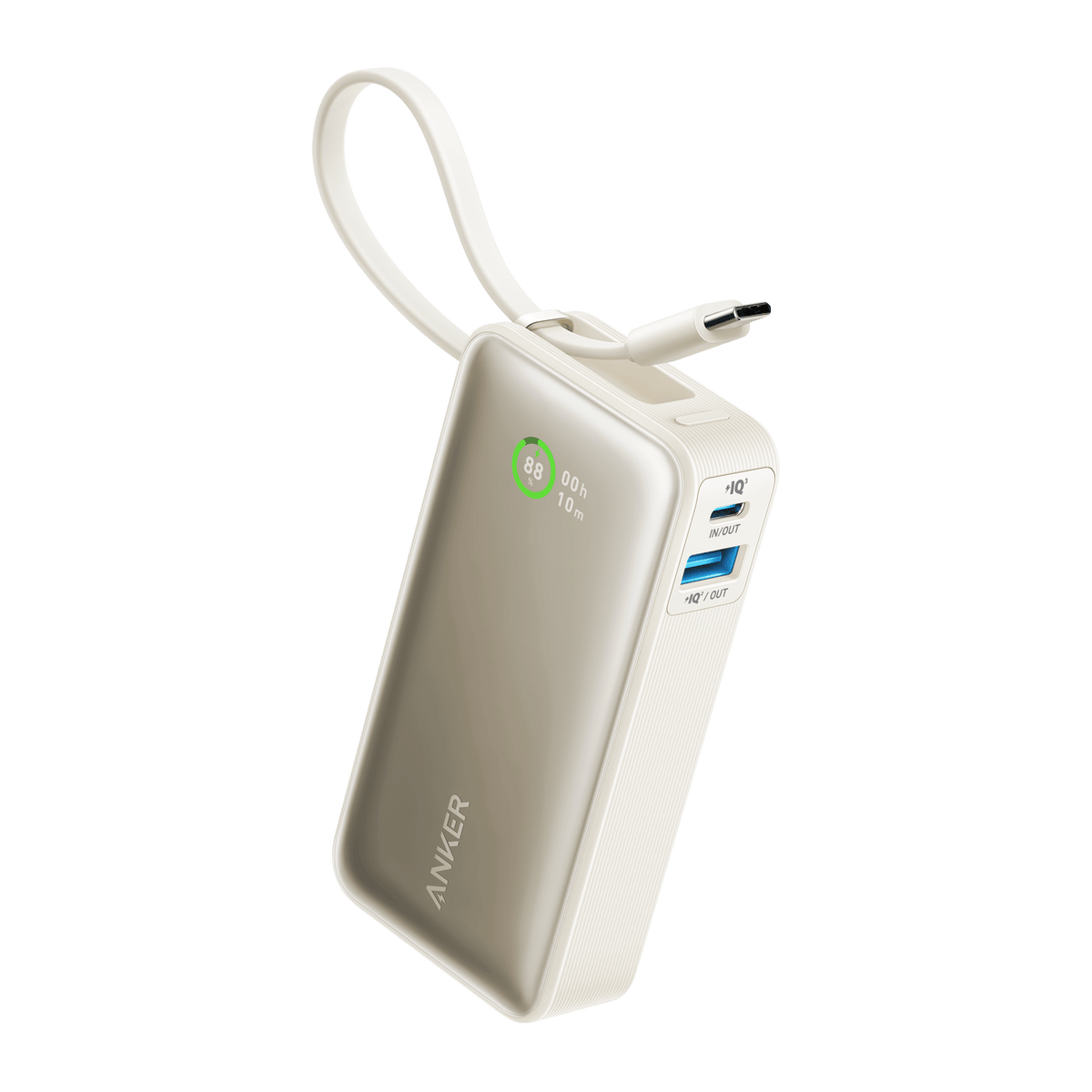Anker Nano Power Bank (30W, Built-In USB-C Cable) - Cargonaut Supply