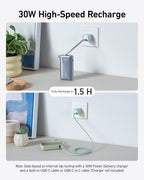 Anker Nano Power Bank (30W, Built-In USB-C Cable) - Cargonaut Supply