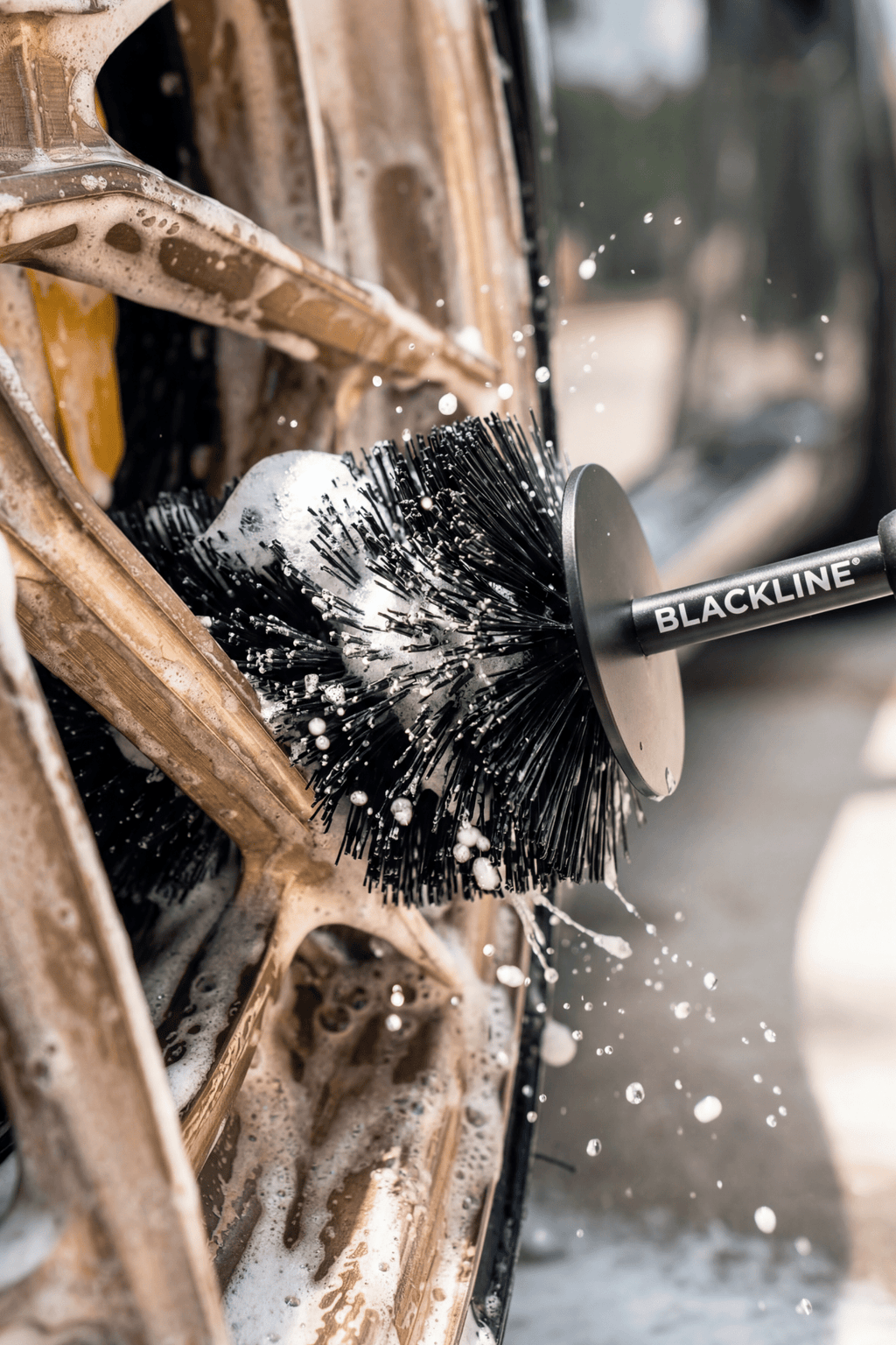 BLACKLINE® WHEEL BARREL BRUSH - Cargonaut Supply