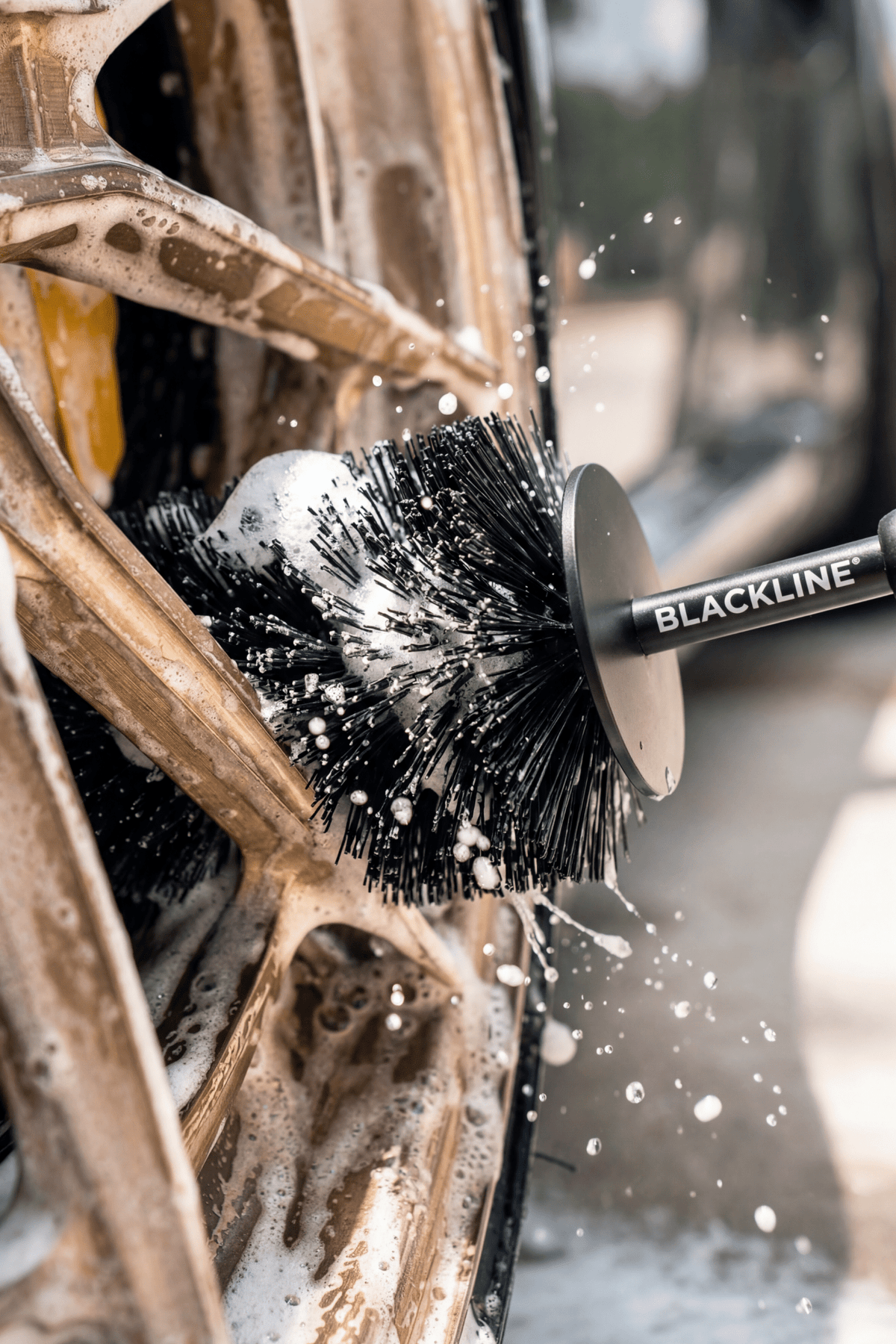 BLACKLINE® WHEEL BARREL BRUSH - Cargonaut Supply