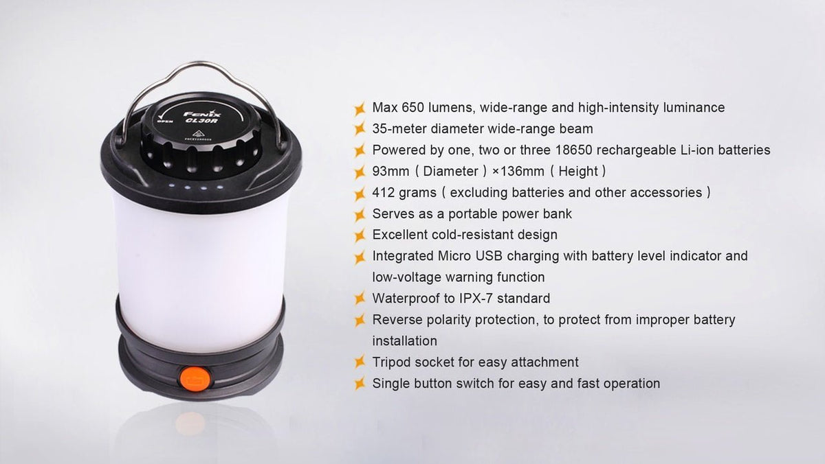 Fenix CL30R LED Camping Lantern - Cargonaut Supply