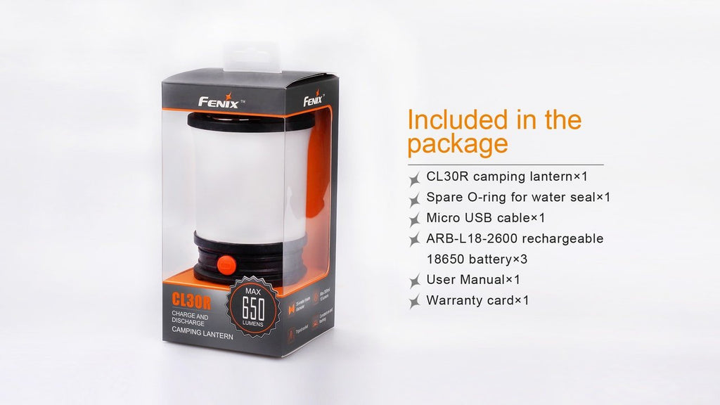 Fenix CL30R LED Camping Lantern - Cargonaut Supply