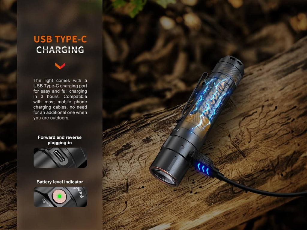 Fenix E35R High-Performance Rechargeable LED Flashlight - Cargonaut Supply