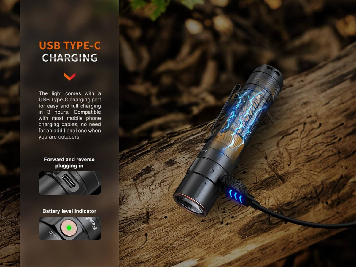 Fenix E35R High-Performance Rechargeable LED Flashlight - Cargonaut Supply