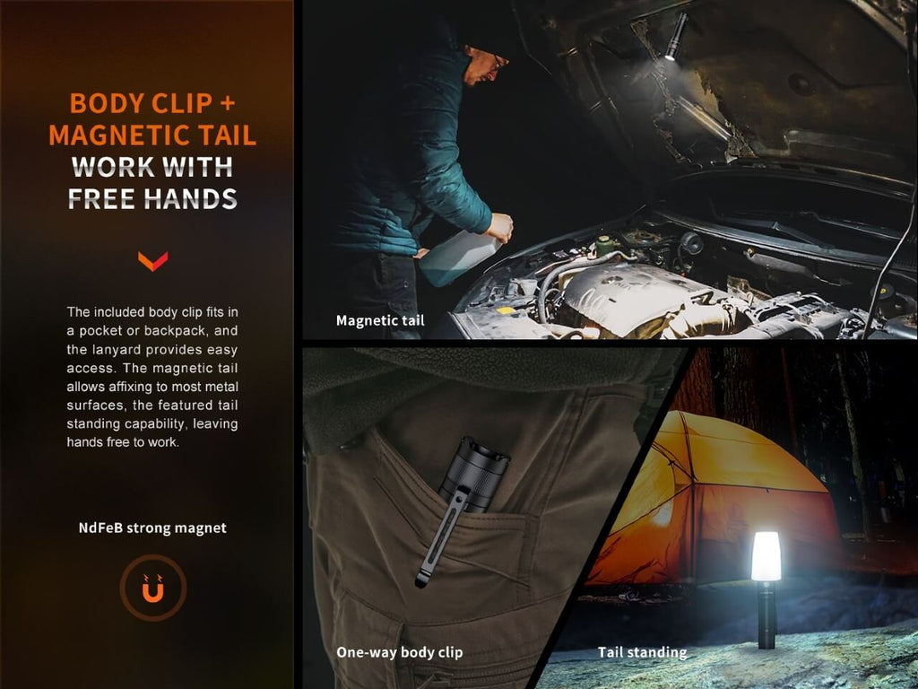 Fenix E35R High-Performance Rechargeable LED Flashlight - Cargonaut Supply