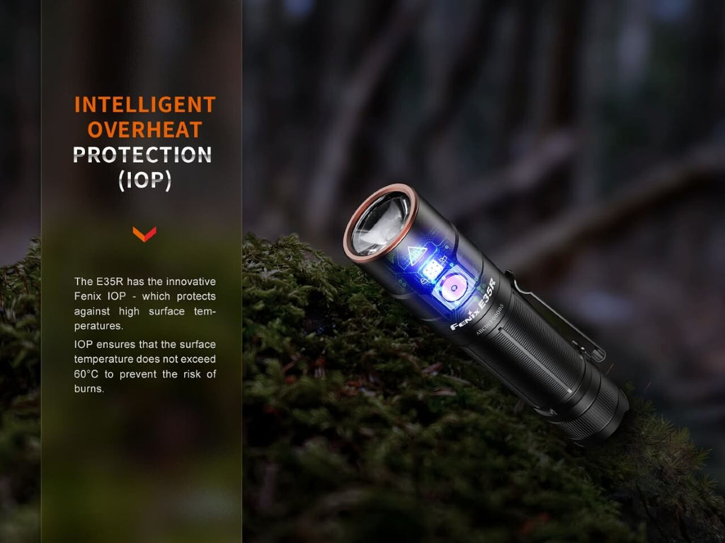Fenix E35R High-Performance Rechargeable LED Flashlight - Cargonaut Supply