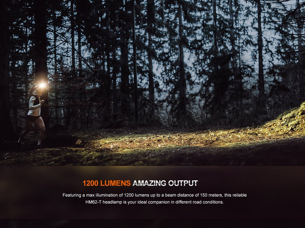 Fenix HM62-T Lightweight Trail Running Headlamp - Cargonaut Supply