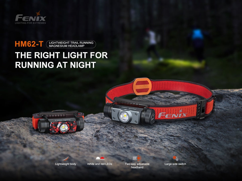 Fenix HM62-T Lightweight Trail Running Headlamp - Cargonaut Supply