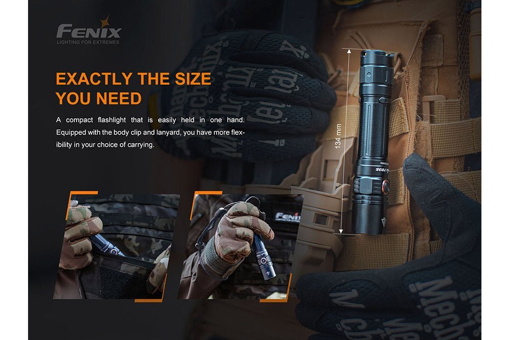 Fenix PD35 V3.0 Everyday Carry Flashlight - 1700 Lumens - Cargonaut Supply