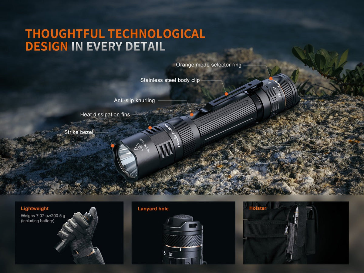 Fenix PD45R ACE Multi-Mode Tactical Flashlight - Cargonaut Supply