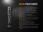 Fenix UC35 V2.0 LED Rechargeable EDC Flashlight - Cargonaut Supply