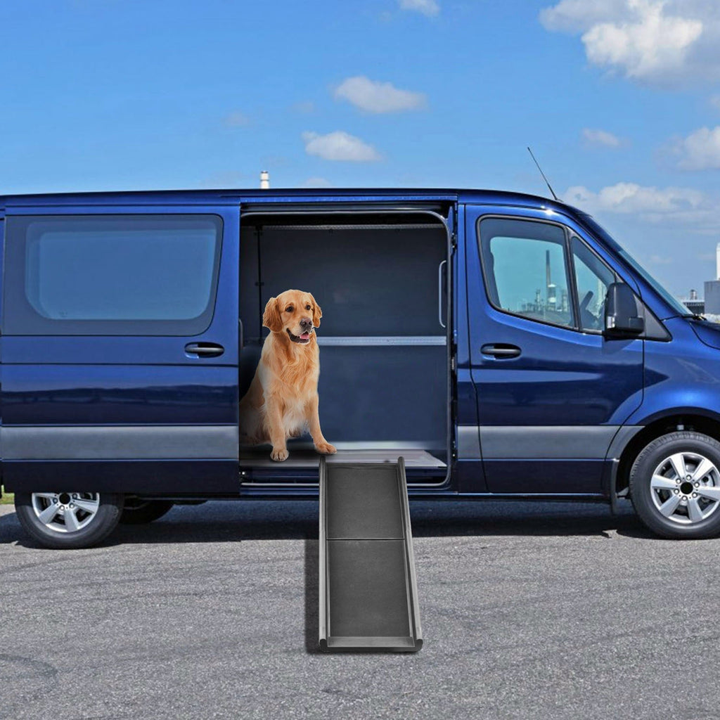 Foldable Pet Ramp Dog Car Ramp 176lbs Load Non-Skid Outdoor Travel Dog Car Ramp for Cars SUVs Trucks - Cargonaut Supply