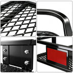 Heavy Duty Folding Hitch Mount Cargo Carrier with 500Lbs Capacity - Black - Cargonaut Supply