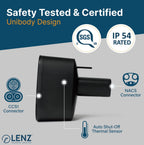 LENZ CCS1 to NACS Port (Tesla) Charging Adapter - Cargonaut Supply