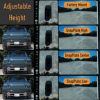 SnapPlate Front License Plate Mount for Rivian R2 - Cargonaut Supply