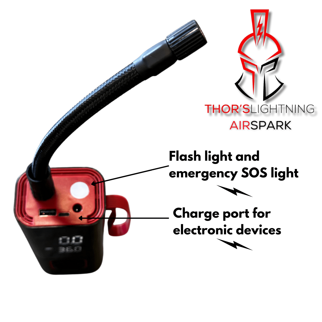 Thor's Lightning AirSpark Portable Battery Box Digital Air Compressor - Cargonaut Supply