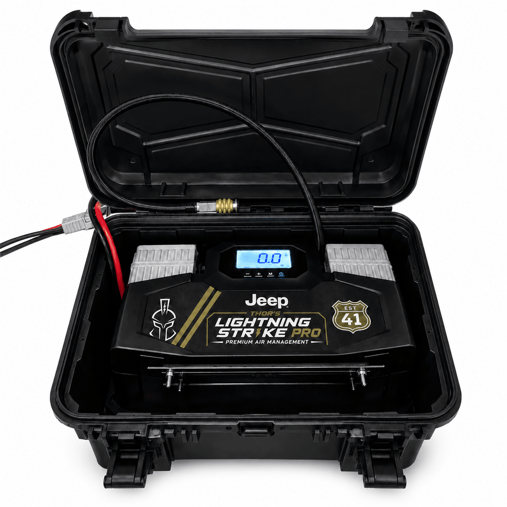 Thor’s Lightning AirVault StrikePro™ 12V Portable Air Compressor System | 10.6 CFM + Lockable Hard Case - Cargonaut Supply