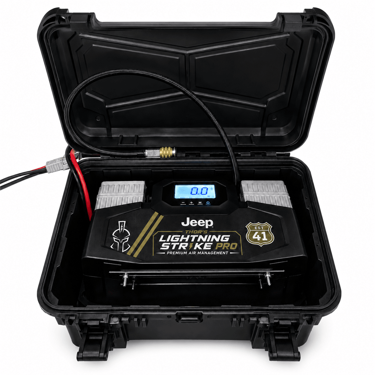 Thor’s Lightning AirVault StrikePro™ 12V Portable Air Compressor System | 10.6 CFM + Lockable Hard Case - Cargonaut Supply