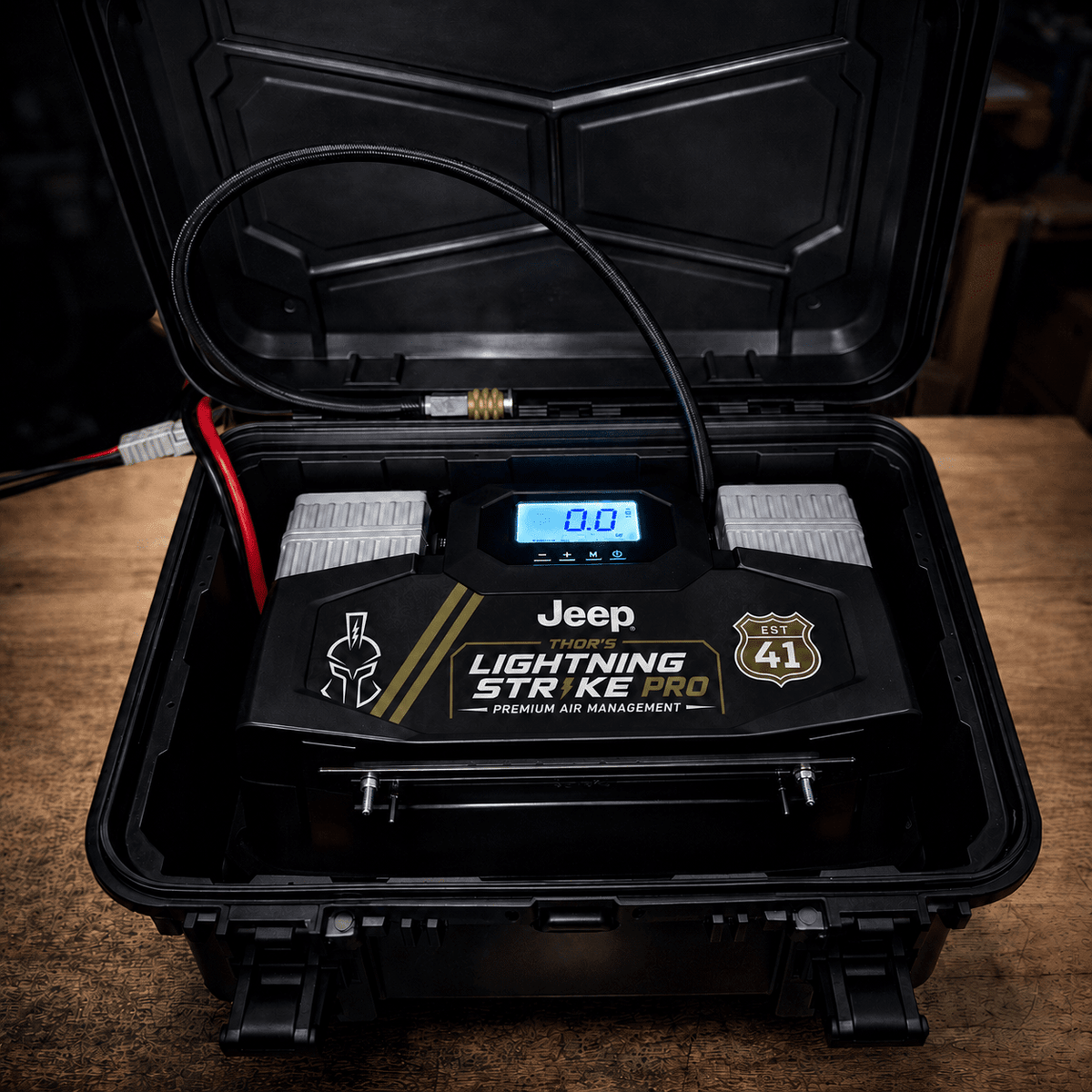 Thor’s Lightning AirVault StrikePro™ 12V Portable Air Compressor System | 10.6 CFM + Lockable Hard Case - Cargonaut Supply